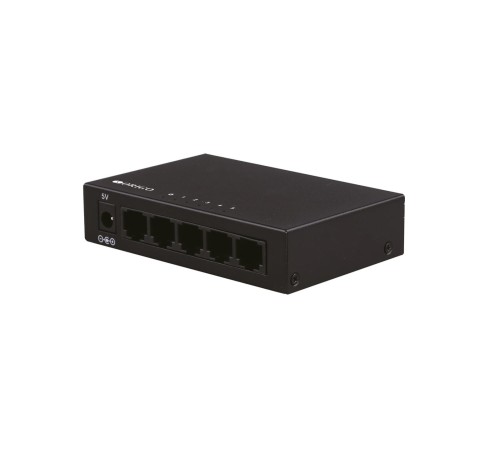 Коммутатор/ Unmanaged switch, 5x1000Base-T, metal case