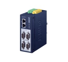 медиаконвертер/ PLANET IMG-2400T IP40 Industrial 4-Port RS232/RS422/RS485 Modbus Gateway (2 x 10/100BASE-TX, -40~75 degrees C, 15KV isolation, dual 12~48V DC, 2xDI + 2xDO, Modbus RTU/ASCII, Master/Slave )