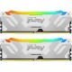 Память оперативная/ Kingston 32GB 6800MT/s DDR5 CL36 DIMM (Kit of 2) FURY Renegade RGB White XMP