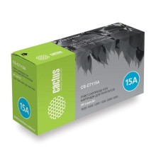 -/ Картридж лазерный Cactus CS-C7115AS C7115A черный (2500стр.) для HP LJ 1000/1005/1200