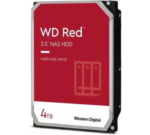 Жесткий диск/ HDD WD SATA3 4Tb NAS Red Plus 5400 256Mb 1 year warranty Жесткий диск/ HDD WD SATA3 4Tb NAS Red Plus 5400 256Mb 1 year warranty