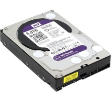 Жесткий диск/ HDD WD SATA3 6Tb Purple Video 64Mb 1 year warranty