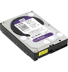 Жесткий диск/ HDD WD SATA3 6Tb Purple Video 64Mb 1 year warranty