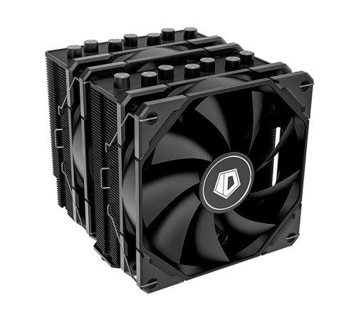 Кулер для процессора ID-COOLING SE-207-XT ADVANCED LGA20XX/1700/1200/115X/AM5/AM4 (8шт/кор, TDP 280W, PWM, черный, 7 тепл.трубок + медная база, 2 x FAN 120mm) RET