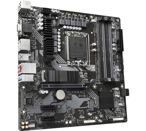 Материнская плата/ MB GIGABYTE INTEL B760 s1700, 4xDDR4(128GB), D-SUB/HDMI 2.0/2xDP, 1xPCIe 4.0x16, 2xPCIe 3.0, 1xLAN (2.5GbE), 4xSATA 6Gb/s, 2xM.2, 1xUSB-C, 3xUSB 3.2, 2xUSB 2.0, mATX Материнская плата/ MB GIGABYTE INTEL B760 s1700, 4xDDR4(128GB), D-SUB/HDMI 2.0/2xDP, 1xPCIe 4.0x16, 2xPCIe 3.0, 1xLAN (2.5GbE), 4xSATA 6Gb/s, 2xM.2, 1xUSB-C, 3xUSB 3.2, 2xUSB 2.0, mATX