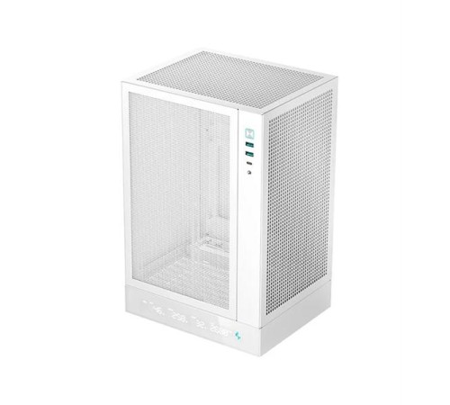 Корпус Deepcool CH170 DIGITAL WH без БП, белый, MINI-ITX (R-CH170-WHNPI0D-G-1)
