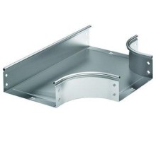 Ответвитель DPT T-образный горизонтальный 400х100 в комплекте с крепежными элементами и соединительными пластинами, необходимымидля монтажа