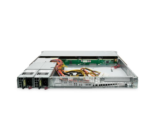 Серверный корпус/ 1U chassis;  Mini-ITX, Micro-ATX, ATX MBs; 4 x 3.5'' hsb; 2 x USB; 1 x COM port (Front); 1 x FH expantion slot; 600W (1+1) (80 Plus Platinum); no rails