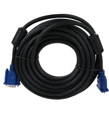 Кабель/ Кабель монитор-SVGA card (15M-15M) 10м 2 фильтра VCOM <VVG6448-10M>