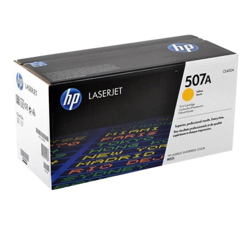 Тонер-картридж/ HP 507A Yellow LaserJet Toner Cartridge Тонер-картридж/ HP 507A Yellow LaserJet Toner Cartridge