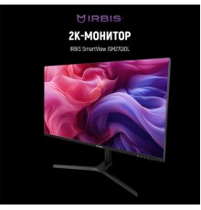 Монитор IRBIS SMARTVIEW 27'' LED Monitor 2560x1440, 16:9, IPS, 300 cd/m2, 1000:1, 3ms, 178°/178°, HDMI, DP, USBх2, USB-C(65W), Audio output, 75Hz Height Tilt Swiv Pivot Spe (существенное повреждение коробки)