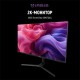 Монитор IRBIS SMARTVIEW 27'' LED Monitor 2560x1440, 16:9, IPS, 300 cd/m2, 1000:1, 3ms, 178°/178°, HDMI, DP, USBх2, USB-C(65W), Audio output, 75Hz Height Tilt Swiv Pivot Speak внешн. Бп Black 3y (China)