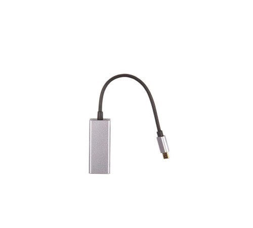 Кабель-переходник/ Кабель-переходник USB 3.1 Type-C -->RJ-45 1000Mbps Ethernet, Aluminum Shell, 0.15м VCOM <DU320M>