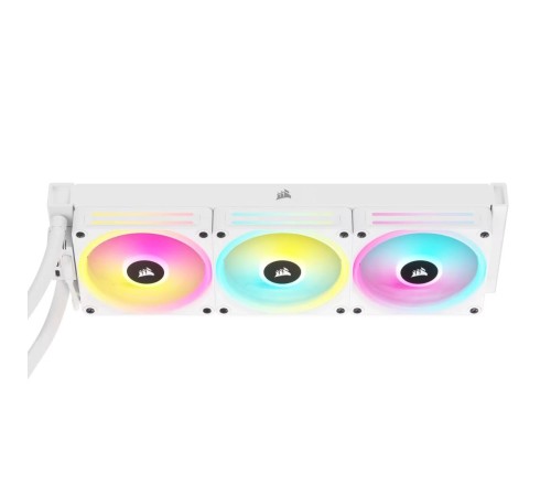 Система жидкостного охлаждения/ Water Cooling System Corsair iCUE LINK H150i RGB (360mm, White, RGB/ Fans: 3x120mm, 63.1CFM, 37dBA, 2400RPM/Rad thickness 27mm/ S: 1851, 1700, 1200, 115X, AM5, AM4) Система жидкостного охлаждения/ Water Cooling System Corsair iCUE LINK H150i RGB (360mm, White, RGB/ Fans: 3x120mm, 63.1CFM, 37dBA, 2400RPM/Rad thickness 27mm/ S: 1851, 1700, 1200, 115X, AM5, AM4)