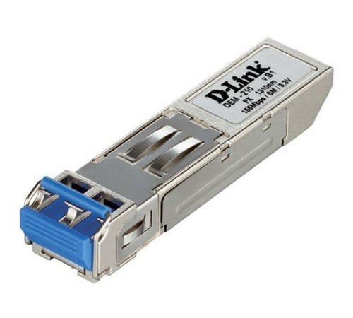 Трансивер/ DEM-210/B1A SFP Transceiver, 100Base-LX, Duplex LC, Single-mode, 1310nm, 15KM Трансивер/ DEM-210/B1A SFP Transceiver, 100Base-LX, Duplex LC, Single-mode, 1310nm, 15KM