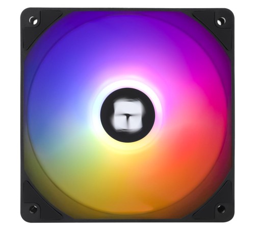 Кулер для корпуса/ Case Cooler Thermalright TL-C12C-S (120x120x25mm, 4-pin PWM, ARGB, 66.17CFM, 25.6dBA, 1550RPM, Black)