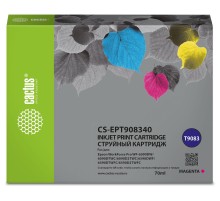 -/ Картридж струйный Cactus CS-EPT908340 T9083 пурпурный (70мл) для Epson WorkForce WF-6090DW/WF-6590DW
