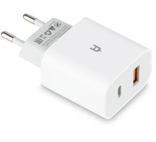 Сетевое зарядное устройство Alteracs USB Type C AC18F White