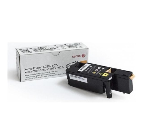 Принт-картридж Xerox Phaser 6020/6022 WC 6025/6027 (1K стр.), желтый Принт-картридж Xerox Phaser 6020/6022 WC 6025/6027 (1K стр.), желтый