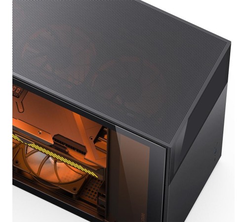 Корпус без блока питания/ Case JONSBO D41 STD SCREEN, Midi-Tower, TG, no fans, 1xUSB-A 3.2 + 1xUSB-C 3.2, ATX, mATX, mITX Black