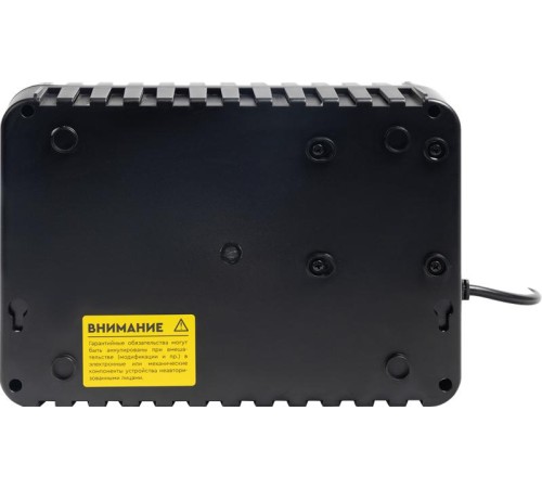 Источник бесперебойного питания SmartWatt ИБП линейно-интерактивный, мощность 600/360 ВА/Вт, напольный, LED индикация, Shuko CEE7/4 - 3 шт.