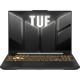 Ноутбук/ ASUS TUF F16 FX607VU-RL061 16"(1920x1200 (матовый, 144Hz) IPS)/Intel Core 5 210H(2.2Ghz)/16384Mb/512PCISSDGb/noDVD/Ext:nVidia GeForce RTX4050(6144Mb)/Cam/BT/WiFi/56WHr/war 1y/2.2kg/Mecha Gray/DOS