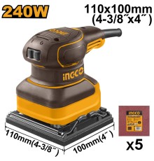 эксцентриковая шлифовальная машина INGCO PS2416
