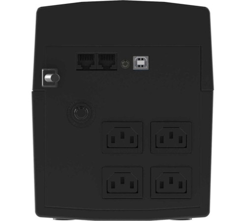 Линейно-интерактивный ИБП ДКС серии Info LCD, 1200 ВА/720 Вт, 1/1, 4xIEC C13, USB + RJ45, LCD, 2x7Aч