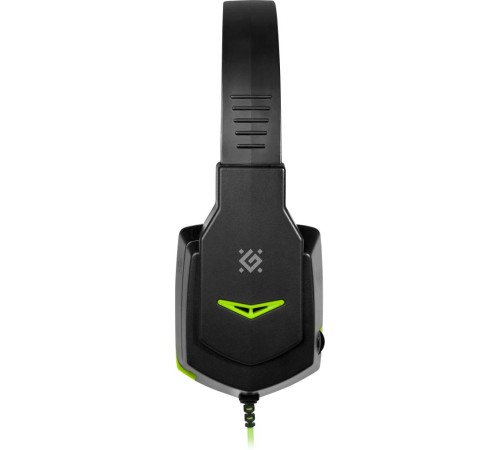 Defender Игровая гарнитура Warhead G-320 черный+зеленый, кабель 1.8 м