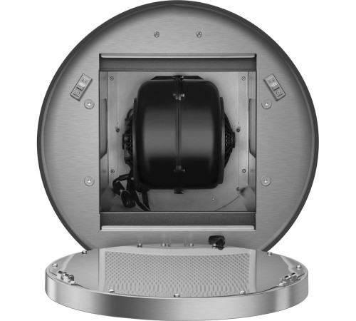 Вытяжка/ Кухонная вытяжка MAUNFELD Lee Isla (sensor) 39 черный, островная, потолочная, 1000 м3/ч, 4 скорости, сенсорное управление, таймер, уровень шума 52 дБ, цвет черный