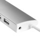 Greenconnect USB 2.0 Разветвитель GCR-UH217S на 7 портов 0,5m , silver