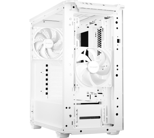 Корпус ПК без блока питания/ Case be quiet! PURE BASE 501 Airflow Window, Midi-Tower, TG, 2x140mm, 2xUSB-A 3.2, 1xUSB 3.2 Type-C, ATX, mATX, mITX White
