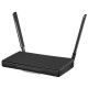 Точка доступа MikroTik hAP ac3 with 4-core 716 MHz CPU, 256MB RAM, 5 x Gigabit LAN (PoE-out on port#5), two wireless interfaces (built-in 2.4Ghz 802.11b/g/n two chain, built-in 5Ghz 802.11ac two chain), 3dBi 2.4GHz
