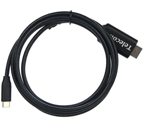 Кабель-адаптер/ Кабель-адаптер USB3.1 Type-Cm --> HDMI A(m) 4K@60Hz, 1.8m, Telecom <TCC008-1.8M>