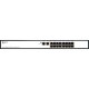 Коммутатор/ Unmanaged Switch 16x100Base-TX PoE, 2x1000Base-T, PoE Budget 190W, Long-range PoE up to 250m, 19" w/brackets