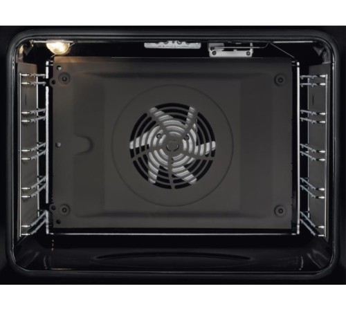 Встраиваемые электрические духовки ELECTROLUX/ Электрический духовой шкаф с конвекцией, приготовление на пару, объем 72 л, утапливаемые переключатели, 10 режимов, автопрограммы, очистка каталитическая, 3 стекла в дверце, направляющие проволочные + телеско