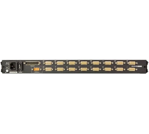 16-портовый KVMP-переключатель с ЖК-дисплеем Slideaway/ATEN/ SINGLE RAIL 16P PS/2-USB LCDKVMP 17INCH