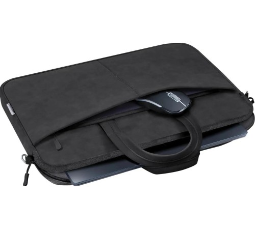 Defender Сумка для ноутбука Solid 15.6" PU кожа, черный, карман