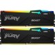 Память оперативная/ Kingston 64GB 5600MT/s DDR5 CL40 DIMM (Kit of 2) FURY Beast RGB