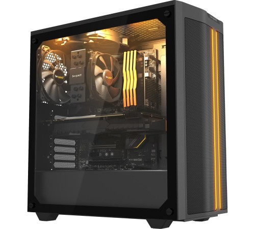 Корпус ПК без блока питания/ Case be quiet! PURE BASE 500DX, Midi-Tower, TG, 3x140mm, 1xUSB-A 3.2, 1xUSB 3.2 Type-C, ATX, mATX, mITX Black
