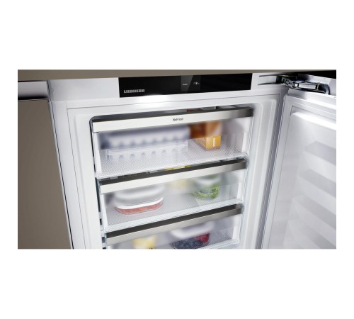 Встраиваемая морозильная камера Liebherr/ Pure, высота 82-88 см, door-on-door, SmartFrost, сенсорная электроника за дверью.