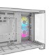 Корпус без блока питания/ Case Corsair iCUE LINK 2500X RGB, Midi-Tower, TG, 2x120mm RGB, 2xUSB-A 3.2, 1xUSB 3.2 Type-C, mATX, mITX White