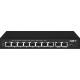 Passive PoE коммутатор Fast Ethernet/ Passive PoE коммутатор Fast Ethernet на 10 портов. Порты: 8 х FE (10/100 Base-T, 52V 4,5(+) 7,8(–)) совместимы с PoE (IEEE 802.3af/at), 2 x FE (10/100 Base-T) Uplink. Совместим со стандартами PoE IEEE 802.3af/at. Мощн