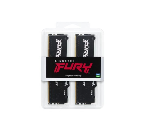 Оперативная память Kingston 64GB 5600MT/s DDR5 CL40 DIMM (Kit of 2) FURY Beast RGB XMP