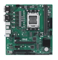 Материнская плата ASUS PRO A620M-C-CSM, AM5, A620, 2*DDR5, 4*SATA, 2*M.2, 2*USB 3.2, 3*USB 2.0, Type-C, 1*COM port, 2*PCIx16, 2*PCIx1, DP+HDMI+DVI-D+VGA, mATX; 90MB1F80-M0EAYC
