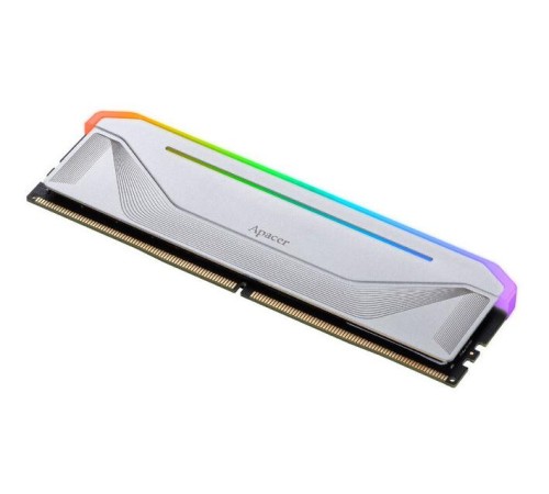Оперативная память Apacer  DDR5  16GB  5200MHz DIMM NOX RGB White Gaming Memory (PC5-41600) CL40 1.25V (Retail) 2048*8  Heat Sink (Retail) 3 years (AH5U16G52C522NWAA-1)
