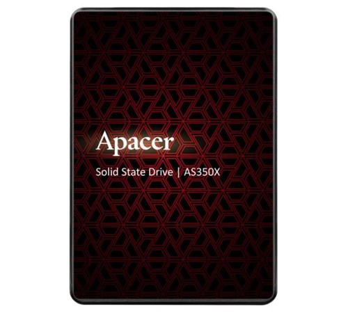 Твердотельный накопитель Apacer SSD PANTHER AS350X 256Gb SATA 2.5" 7mm, R560/W540 Mb/s, 3D NAND, IOPS 81K/74K, MTBF 1,5M, 180TBW, Retail, 3 years (AP256GAS350XR-1)