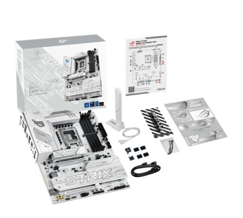 Материнская плата ASUS ROG STRIX B860-A GAMING WIFI, LGA1851, B860, 4*DDR5, 4*SATA, 4*M.2, 4*USB 3.2, 4*USB 2.0, Type-C, 2*PCIx16, DP+HDMI, ATX; 90MB1JI0-M0EAY0