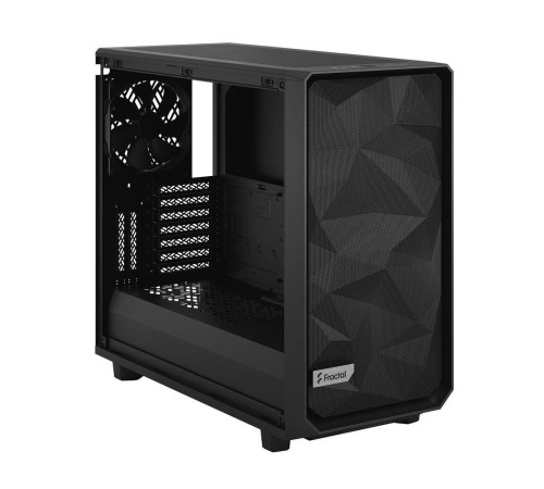 Корпус ПК без блока питания/ Case Fractal Design Meshify 2 Solid, Midi-Tower, 3x140mm, 2xUSB-A 3.2 + 1xUSB 3.2 Type-C E-ATX, ATX, mATX, mITX, Black