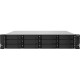 Сетевое хранилище без дисков/ SMB QNAP TS-1232PXU-RP-4G 12-Bay quad-core 64-bit AL324 1.7 GHz rackmount NAS with 250W redundant PSU, 4GB DDR4 UDIMM RAM (max 1x16GB), SATA 6Gb/s, 2x 10GbE SFP+ LAN, 2x2.5 GbE LAN, 1x PCIe Gen2 x2 slot. W/o RAIL-B02